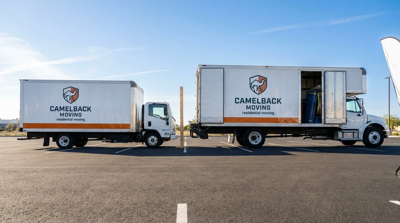 Moving truck size capacity guide in Alamo